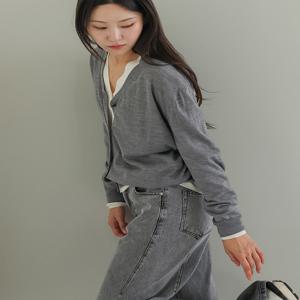 [최초가 97000원] 캐시미어 브이넥 가디건