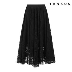 정상가 59,000원 페미닌 밴딩 플레어 레이스 스커트 (TV1SK007L0)