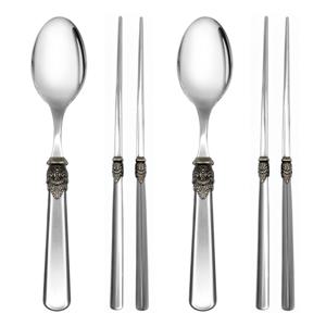 [EME]나폴레옹 수저2세트(그레이)