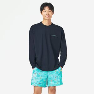 유니 선셋 루즈핏 래쉬가드 블랙 (B4SUWRG201BLK)