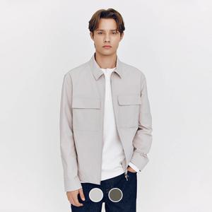 남성 봄 간절기 링클프리 카라 집업 자켓 075505