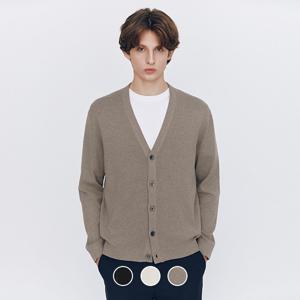 남성 봄 간절기 소프트 립 스판 V넥/브이넥 니트 가디건 056502