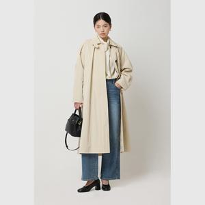 [본사] 래글런 슬리브 오버핏 트렌치코트_SACT01511BE