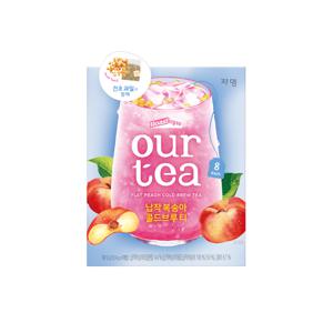 아워티 납작복숭아 콜드브루티 8P+8P