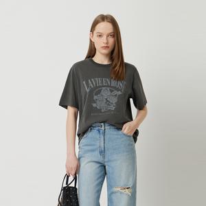 [본사] [Online Exclusive] 로즈 그래픽 티셔츠_SATS80531CG