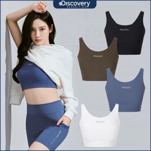 디스커버리 26SS신상 에스파x닝닝브라탑 여성 러닝 크롭 브라탑 DWBRR1063