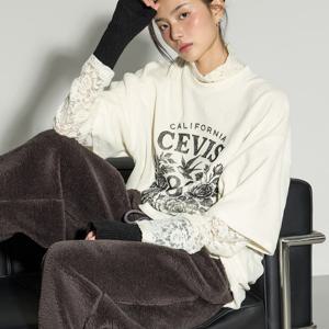 E4068 레이어드 프린팅 탑