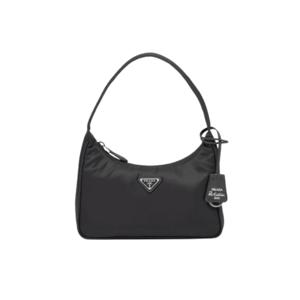 MUST IT_ 리에디션 2005 사피아노 트리밍 리나일론 호보백 블랙 엘러배스터 핑크 페일블루 1N204