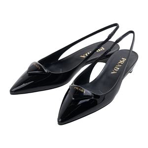 MUST IT_ 여성 페이턴트 가죽 슬링백 펌프스 1I901M JHR F0002