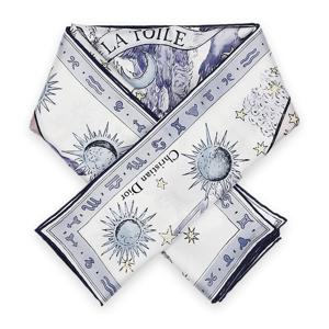 디올 여성 나이트 오브 드림 실크 스카프(블루) 55NOD090I609 529