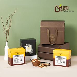 [NEW][비건] 오트리 비건 견과 선물세트 1호 (고메10입+바오20입) / 손잡이형