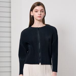 [최초가 213000원] 모던 라운드 플리츠 집업_YJ02WNPCD01