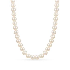 14k 베이직 담수진주 비드 목걸이6.5mm_기본장식