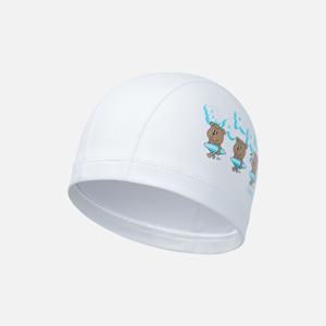 키즈 서핑 베어 실리텍스 스윔 캡 화이트 B4SKASC003WHT