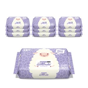 소프트메이트 건티슈 프리미엄 휴대용 30매 10팩
