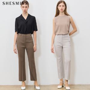 (SHESMISS)] 청량한소재 베이직 써머 슬랙스 (택가격: 178000원)