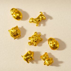 순금 동물 콩알금 미니 금테크 골드바 금콩알 1g