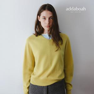 26SS 캐시미어100 홀가먼트 V넥풀오버