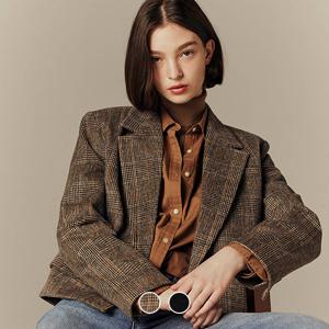 [지오다노] 372919 여 울 크롭 블레이저