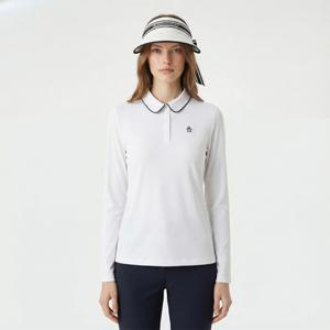 여성 카라 포인트 긴팔 티셔츠 화이트 MR122LTL13