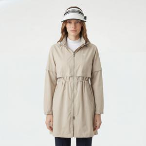 여성 디테쳐블 레인웨어 베이지 MR122LJP33
