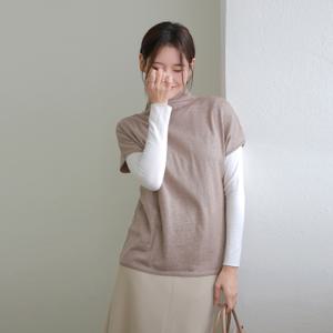 [최초가 119,000원]웨이브 울 혼방 홀가먼트 모크넥 니트 3종세트