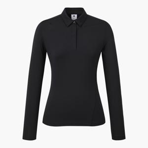 여성 베이직 긴팔 카라 티셔츠