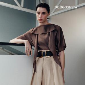 26SS 실크블렌드 스카프 블라우스 1+1