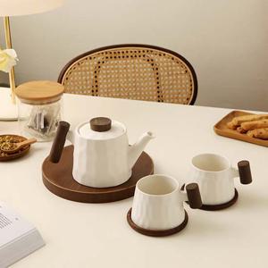 [티세트]  계수나무 티세트(머그컵2p, 우드코스터2p, 티팟1p)