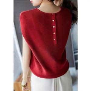 [브리치] 제로투올샵2 / 여성 여름 비하인드 버튼 반팔 티셔츠 연그레이 S