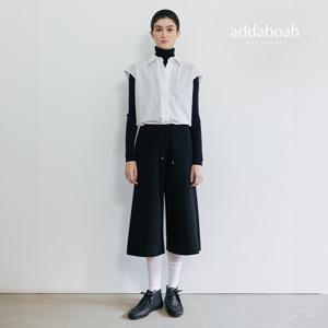 25SS 라쿤 울 블렌디드 이중직 큐롯팬츠