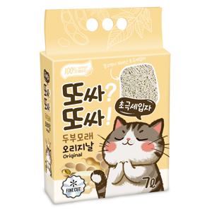 또싸또싸 두부모래 오리지널 초극세입자 7L(2.5kg) X 6개