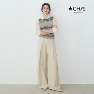 26SS 스트라이프 드레이프 팬츠