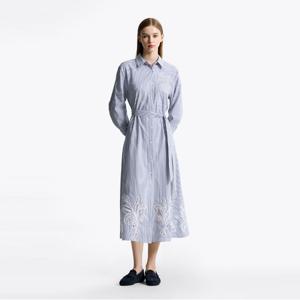 스트라이프 셔츠 드레스 (T22F3TDR090WT10Y9)