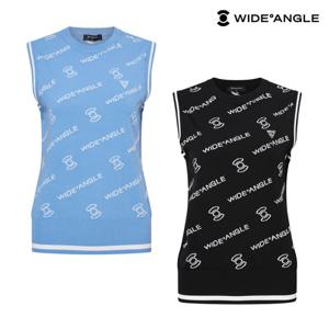 공식 신상 여성 TO 로고 패턴 쟈가드 골프 베스트 L WWP25K31