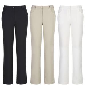 여성 나일론 스트레치 솔리드 팬츠 122C3PT951