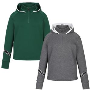 여성 후드 반집업 티셔츠 121C4TR092