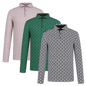 [핑골프] 남성 로고 패턴 카라 티셔츠 111D1TO112