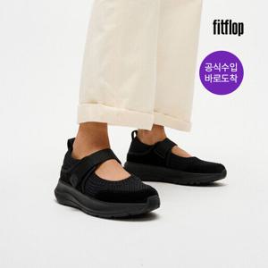 [공식][26SS] F-모드 여성 플로우 니트/스웨이드 메리제인 블랙
