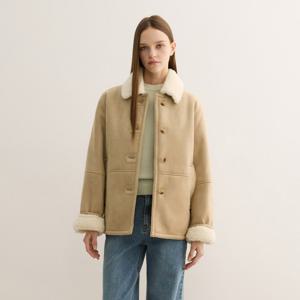 정가 278,000원 스웨이드 카라 하프 무스탕