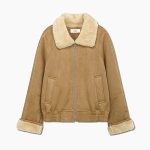 인조 스웨이드 시어링 무스탕 TWUJKP82110