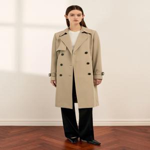 벨티드 건플랩 트렌치 코트 SWWBYQ12030