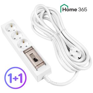 1+1 홈365 국산 고용량 멀티탭 3구 5M /  에어컨 냉장고 멀티콘센트