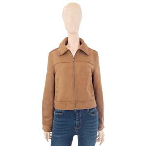 [롯데백화점][숲]집업 크롭 카라 스웨이드 자켓 SBRLE31