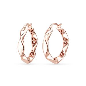 14k 래핑 할로우 링귀걸이_소