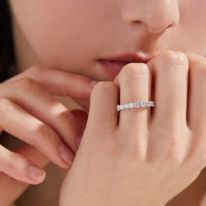 18k 클래식 랩 다이아몬드 이터니티 반지 1부_6호-13호