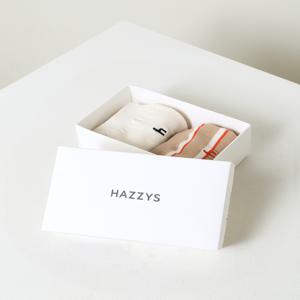 헤지스 여성 [[25SS]] HSSS5B105I2 [SET]베이지 혼합 중목 양말(2P)