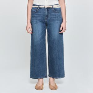 헤지스 여성 HSPA5BC87B2 [데님][와이드]블루 에센셜 데님 팬츠