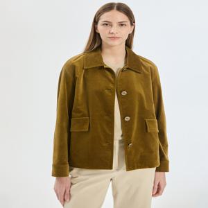 닥스 여성 [[25FW]] DLJA5D901K2 카키 스트레치 코듀로이 자켓