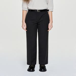 헤지스 여성 [[25FW]] HSPA5DC01CG [시즌오프][Essential] 스트레이트 기모 슬랙스 차콜그레이